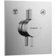 Внешняя часть смесителя без скрытой части HANSGROHE DuoTurn E хром латунь 155x155мм 75417000 - изображение 1