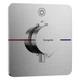 Внешняя часть смесителя без скрытой части HANSGROHE ShowerSelect Comfort Q хром латунь 155x155мм 15581000 - изображение 1