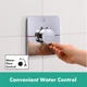 Внешняя часть смесителя без скрытой части HANSGROHE ShowerSelect Comfort Q хром латунь 155x155мм 15581000 - изображение 5