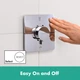 Зовнішня частина змішувача без прихованої частини HANSGROHE ShowerSelect Comfort Q хром латунь 155x155мм 15583000 - зображення 5