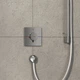 Зовнішня частина змішувача без прихованої частини HANSGROHE ShowerSelect Comfort E хром латунь 155x155мм 15571000 - зображення 8