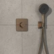 Зовнішня частина змішувача без прихованої частини HANSGROHE ShowerSelect Comfort Q бронзовий латунь 155x155мм 15583140 - зображення 4