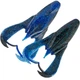 Силикон Keitech Noisy Flapper 3.5" (5 шт/уп) 413 black blue - изображение 1