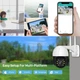 Камера наружного наблюдения беспроводная 360 IP-камера 1080P Wi-Fi 4K Белый (SH771177) - изображение 6
