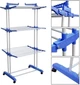 Сушилка для белья напольная Синий Tiers Garment Rack With Wheels (SH7711257) - изображение 2