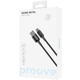 Кабель для зарядки Proove Dense Metal Type C 2.4A 1m, Black - зображення 5
