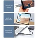 Адаптер Essager Soray OTG USB Female to Type-C Male USB3.0 Adaptor Grey (EZJAC-SRA0G) - изображение 6