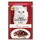 Влажный корм GOURMET Mon Petit для взрослых кошек кусочки с говядиной в соусе 50 г - изображение 1