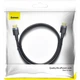 Кабель Baseus Cafule 4KHDMI Male To 4KHDMI Male Adapter Cable 1m Black - зображення 2
