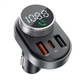 FM-трансмиттер для воспроизведения музыки с телефона +2USB +Type-C для зарядки Black, модулятор Proove (FMSL30110001) - изображение 4
