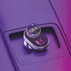 FM-трансмиттер для воспроизведения музыки с телефона +2USB +Type-C для зарядки Black, модулятор Proove (FMSL30110001) - изображение 8