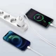Мережевий зарядний пристрій 1Type-C+1USB з швидкою зарядкою на 20W QC+ PD, блок живлення Compact Quick Charger білий, Baseus (CCXJ-B02) - зображення 6