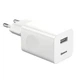 Мережевий зарядний пристрій для USB з швидкою зарядкою QC3.0 24W Wall Charger, блок живлення білий, Baseus (CCALL-BX02) - зображення 1