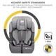 Автокрісло Kinderkraft Comfort Up i-Size Grey (KCCOUP02GRY0000) - зображення 8