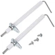 Электроды розжига и ионизации для газового котла Buderus Logamax U072, Bosch Gas 6000 WBN 18-35 кВт 87186443020 - изображение 1