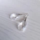 Серьги Hand Made с прозрачными кристаллами Swarovski в форме капли - изображение 1