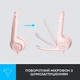 Навушники з мікрофоном Logitech H390 USB Rose (981-001281) - зображення 3