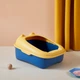 Туалет для котів з лопаткою Taotaopets 268802 Лоток для котів 40*30*20 cm Yellow - зображення 4