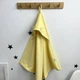 Махровое полотенце с уголком для новорожденных 70х70 см Oh My Kids Желтый - изображение 5