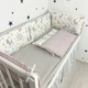 Бортики в детскую кровать 4 шт 60х30 см Oh My Kids «Косули» розовый - изображение 4