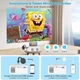 Мультимедийный проектор Akatuo HI-04 HD LED 8500 Лм HDMI Bluetooth - изображение 6