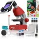 Микроскоп Bresser Junior 40x-640x Red с набором для опытов и адаптером для смартфона (8851300E8G000) - изображение 5