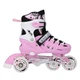 Роликові ковзани 2в1 Nils Extreme NH10905 розм. L 39-42 рожевий - изображение 4