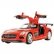 Машинка іграшка Mercedes Benz SLS AMG дитяча металева моделька колекційна 15 см Червоний (8491990) - зображення 1