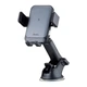 Холдер Hoco HW9 Climber smart wireless charging car holder Black Gray - изображение 1