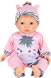 Пупс Tiny Treasure Blond Haired Doll With Zebra Outfit 45 см (5713396302676) - зображення 2