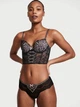 Корсет Victoria's Secret Lightly-Lined Heritage Ribbon Slot Bra Top Small-DD Чорний - зображення 4