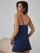 Пижама (майка + шорты) женская BARWA garments 0166/72 L Темно-синяя (2111660723593) - изображение 3