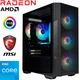 Комп'ютер MSI Core i3 13100F / RX 580 8ГБ / 16ГБ DDR4 / HDD 1ТБ / SSD 512 ГБ M.2 PCIe - зображення 1