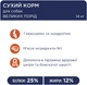 Сухой корм для взрослых собак Club 4 Paws (Клуб 4 Лапы) Премиум для крупных пород 14 кг (4820083909641/4820215366298/4820083911114)(B4530401) - изображение 4