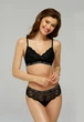 Комплект бескаркасного женского белья Bralette коллекция in Balance Marc&Andre S22-0510-TRS-LY XL черный - изображение 2