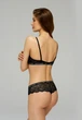 Комплект бескаркасного женского белья Bralette коллекция in Balance Marc&Andre S22-0510-TRS-LY XL черный - изображение 3