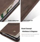 Чехол книжка с магнитом OnePlus Nord CaseMe Dark Brown (34706-05) - изображение 2