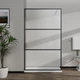 Душевая перегородка стеклянная AVKO Glass S257 Clear Черный на 1 секцию 195 х 120 см - изображение 2