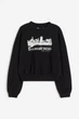 Світшот H&M пд9796 чорний 158-164 - изображение 1