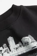 Світшот H&M пд9796 чорний 158-164 - изображение 2
