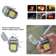 Електроімпульсна запальничка Дугова USB запальничка з ліхтариком ARC Lighter 209 IPX64 3 Вт 75х49х17 Чорна - зображення 2
