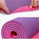 Коврик для йоги и фитнеса TPE+TC 183х61х0,6см, Фиолетовый/Розовый + Чехол (602244202) - изображение 2