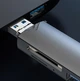 Картридер 6 в 1 D-398 OTG адаптер USB 3.0 (USB, Type-C, Micro-USB, TF, SD) кардридер Card Reader (764117186-1) Серый - изображение 6