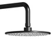 Комплект: Душова кабіна DUSEL DSL194B Black matt 1000*1000, скло прозоре+ Душова система зі змішувачем DUSEL LACIO Black - зображення 13