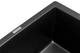 Кухонна мийка граніт GRANADO Alicante Black Shine GR2401 + сифон одинарний для кухонної мийки Nova з ексцентриком - зображення 6