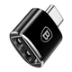 Перехідник Baseus Female USB to Type-C Male OTG Adapter Converter 2.4A CATOTG-01 - зображення 1