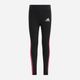 Дитячі спортивні лосини для дівчинки adidas Lg Cot Tight H38384 104 см Чорні (4064057116707) - зображення 1