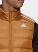 Bezrękawnik męski puchowy adidas Ess Down Vest HK4651 L Brązowy (4065432007405) - obraz 4