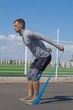 Стрічка-еспандер для фітнесу та реабілітації PowerPlay 4112 0.4мм MediBand Light Синя (6.8 кг) - изображение 8