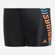 Kąpielówki młodzieżowe chłopięce bokserki adidas Yb Fit Bk Boxer FL8685 140 cm Czarne (4062058607125) - obraz 1